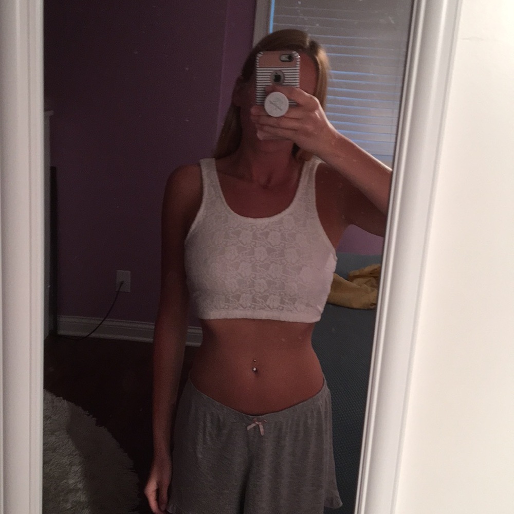 TopShop White Crop Top - Picture 4 of 4